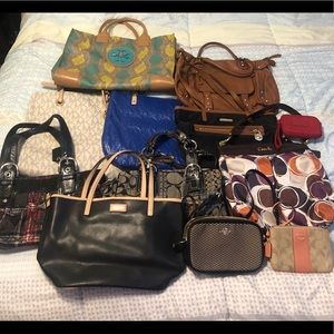Collection of handbags for one price!